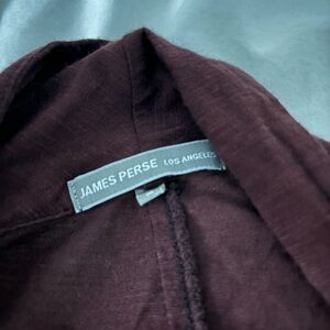 James Perse Maroon Cardigan Long Sleeve Size 2